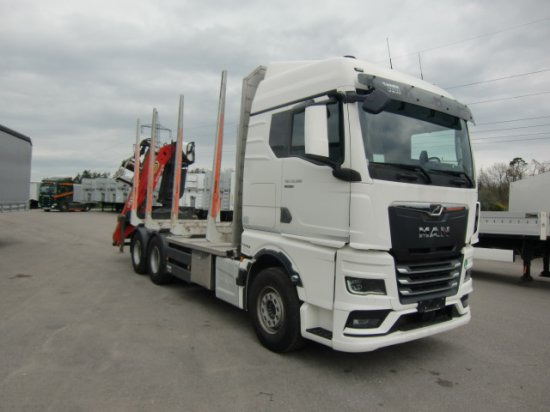 MAN TGX 33.580 BL 6x4, Intarder, Holztransporter, - Timmerbil, Kranbil: bild 3 MAN TGX 33.580 BL 6x4, Intarder, Holztransporter, - Timmerbil, Kranbil: bild 3
