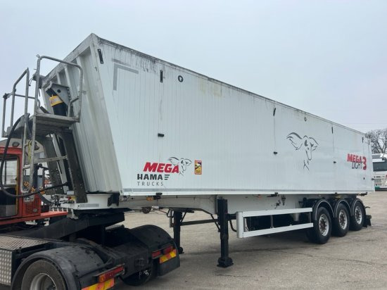 MEGA Alu-Kastenmulde 55m³, SAF-Achsen, Rollplane, Kombiklappe, Stehpodest - Tippbil semitrailer: bild 5 MEGA Alu-Kastenmulde 55m³, SAF-Achsen, Rollplane, Kombiklappe, Stehpodest - Tippbil semitrailer: bild 5