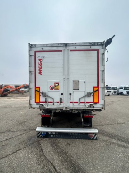 MEGA Alu-Kastenmulde 55m³, SAF-Achsen, Rollplane, Kombiklappe, Stehpodest - Tippbil semitrailer: bild 3 MEGA Alu-Kastenmulde 55m³, SAF-Achsen, Rollplane, Kombiklappe, Stehpodest - Tippbil semitrailer: bild 3