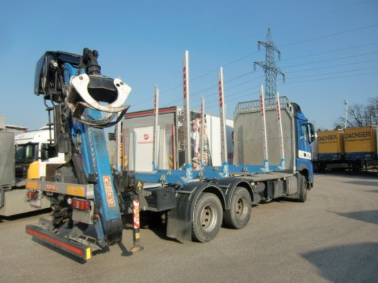 Mercedes-Benz Arocs 3353 6x4 Holztransp., Palfinger Kran Epsilon - Timmerbil, Kranbil: bild 4 Mercedes-Benz Arocs 3353 6x4 Holztransp., Palfinger Kran Epsilon - Timmerbil, Kranbil: bild 4