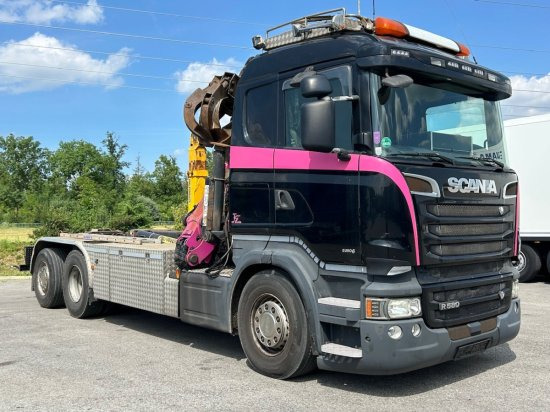 Scania R580 6x2, Schrottkran, E6, Lenk-Lift-Achse - Lastväxlare lastbil, Kranbil: bild 3 Scania R580 6x2, Schrottkran, E6, Lenk-Lift-Achse - Lastväxlare lastbil, Kranbil: bild 3