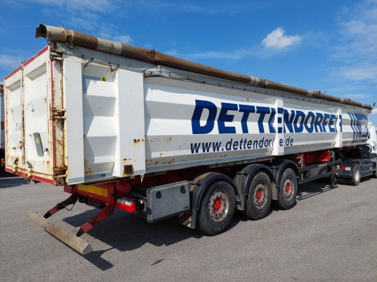 Schwarzmüller K10VLN3 Stahlmulde, Portaltüren, Alufelgen, Liftachse, 60m3 - Tippbil semitrailer: bild 4 Schwarzmüller K10VLN3 Stahlmulde, Portaltüren, Alufelgen, Liftachse, 60m3 - Tippbil semitrailer: bild 4