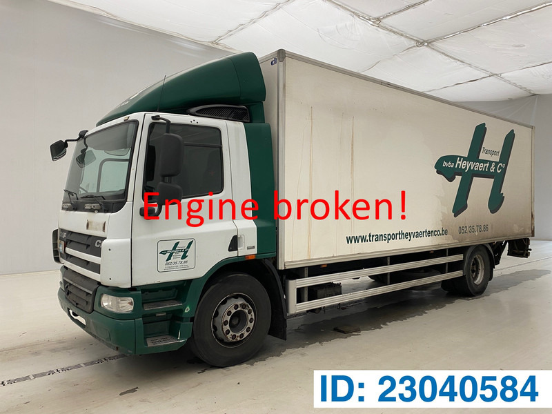 DAF CF75.250 - damaged engine* - Lastbil med skåp: bild 1 DAF CF75.250 - damaged engine* - Lastbil med skåp: bild 1