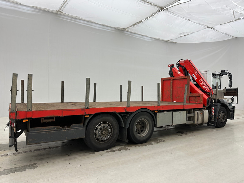 Flakbil, Kranbil Iveco Stralis 360: bild 6