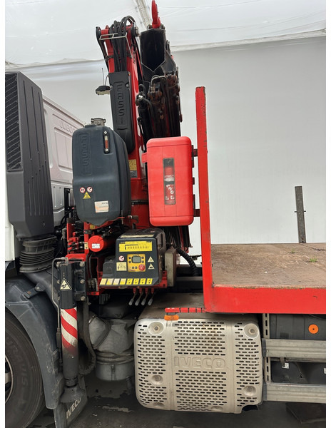 Flakbil, Kranbil Iveco Stralis 360: bild 13