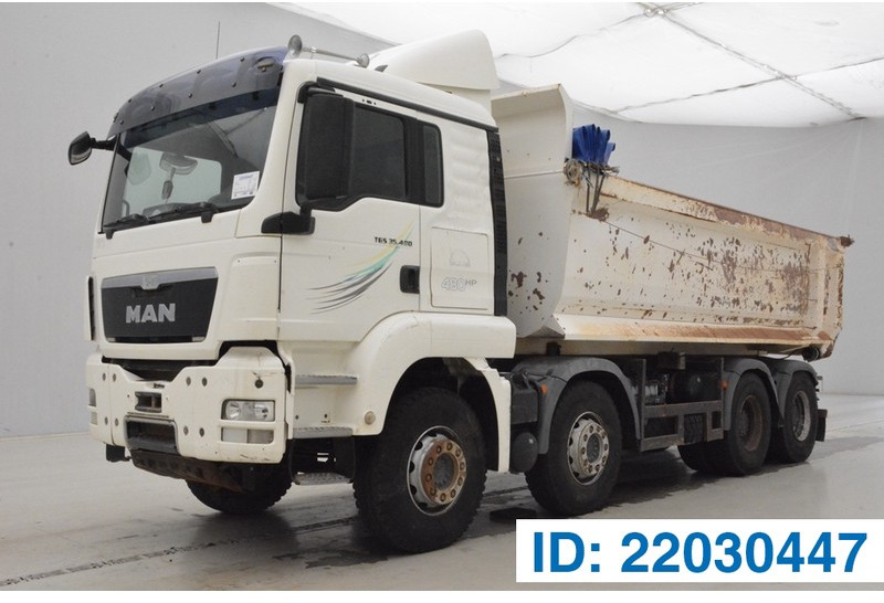 MAN TGS 35.480 - 8x4 "NON-EU" - Tippbil lastbil: bild 1 MAN TGS 35.480 - 8x4 "NON-EU" - Tippbil lastbil: bild 1