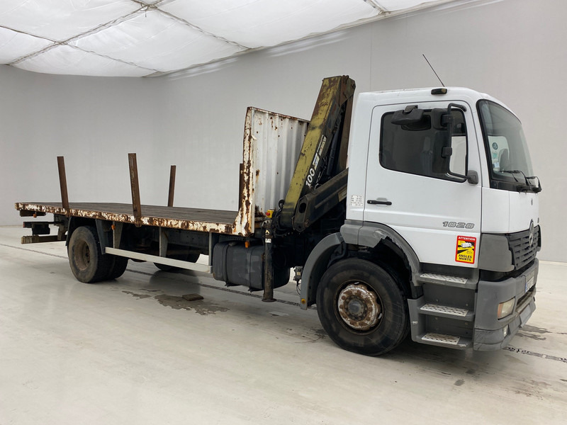 Mercedes-Benz Atego 1828 - Flakbil, Kranbil: bild 3 Mercedes-Benz Atego 1828 - Flakbil, Kranbil: bild 3