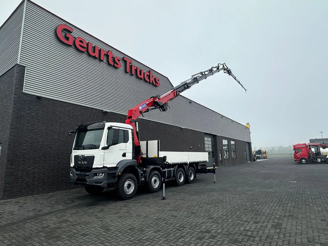 MAN TGS 35.470 8X4 HMF 4020-K6 + FJ 600 K4 KRAAN - Kranbil: bild 2 MAN TGS 35.470 8X4 HMF 4020-K6 + FJ 600 K4 KRAAN - Kranbil: bild 2