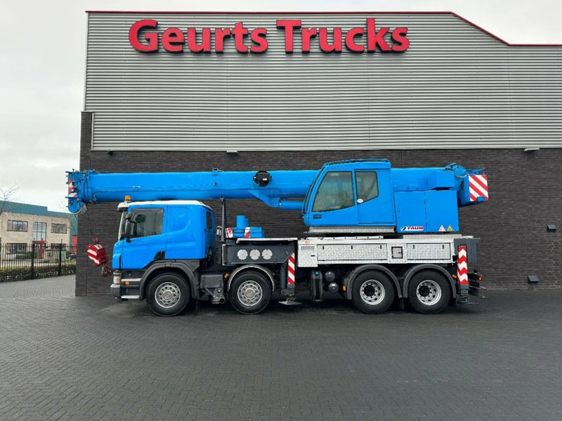 Scania P420 8X4 + FAUN HK 40 + JIB KRAAN/KRAN/CRANE/GRUA - Kranbil: bild 1 Scania P420 8X4 + FAUN HK 40 + JIB KRAAN/KRAN/CRANE/GRUA - Kranbil: bild 1