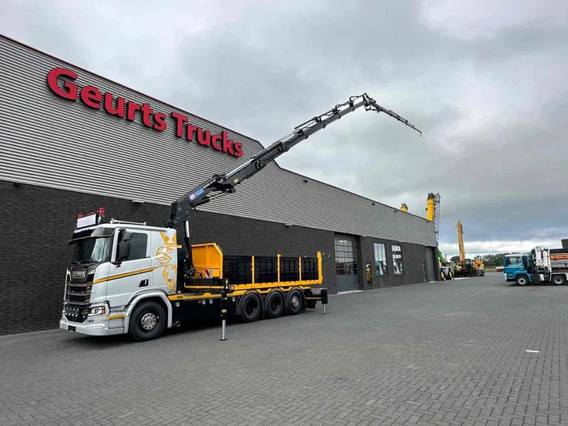 Scania R530 V8 NGS 8X4 TRIDEM MET HYVA 2Z KIPPER + HMF 5020-K6 + JIB FJ1000-K5 KRAAN/KRAN/CRANE/GRUA - Tippbil lastbil, Kranbil: bild 3 Scania R530 V8 NGS 8X4 TRIDEM MET HYVA 2Z KIPPER + HMF 5020-K6 + JIB FJ1000-K5 KRAAN/KRAN/CRANE/GRUA - Tippbil lastbil, Kranbil: bild 3