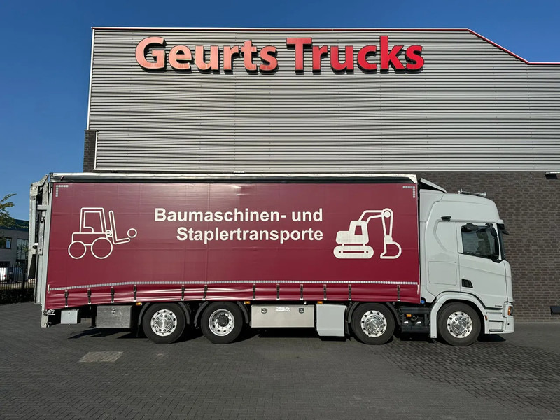 Scania R540 B8X2*6LB OPRIJWAGEN MET 15 TONS LAADKLEP EN GESLOTEN HUIF MET SCHUIFZEILEN EN SCHUIFKAP - Biltransportbil lastbil: bild 4 Scania R540 B8X2*6LB OPRIJWAGEN MET 15 TONS LAADKLEP EN GESLOTEN HUIF MET SCHUIFZEILEN EN SCHUIFKAP - Biltransportbil lastbil: bild 4