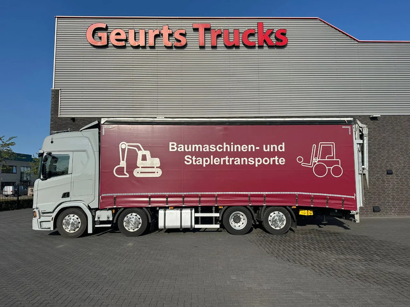 Scania R540 B8X2*6LB OPRIJWAGEN MET 15 TONS LAADKLEP EN GESLOTEN HUIF MET SCHUIFZEILEN EN SCHUIFKAP - Biltransportbil lastbil: bild 1 Scania R540 B8X2*6LB OPRIJWAGEN MET 15 TONS LAADKLEP EN GESLOTEN HUIF MET SCHUIFZEILEN EN SCHUIFKAP - Biltransportbil lastbil: bild 1