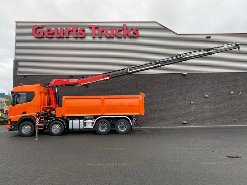 Scania R650 V8 NGS XT 8X4 + KIPPER + FASSI F275A.2.25 KRAAN/KRAN/CRANE/GRUA - Tippbil lastbil, Kranbil: bild 5 Scania R650 V8 NGS XT 8X4 + KIPPER + FASSI F275A.2.25 KRAAN/KRAN/CRANE/GRUA - Tippbil lastbil, Kranbil: bild 5