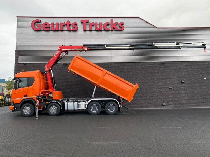 Scania R650 V8 NGS XT 8X4 + KIPPER + FASSI F275A.2.25 KRAAN/KRAN/CRANE/GRUA - Tippbil lastbil, Kranbil: bild 1 Scania R650 V8 NGS XT 8X4 + KIPPER + FASSI F275A.2.25 KRAAN/KRAN/CRANE/GRUA - Tippbil lastbil, Kranbil: bild 1
