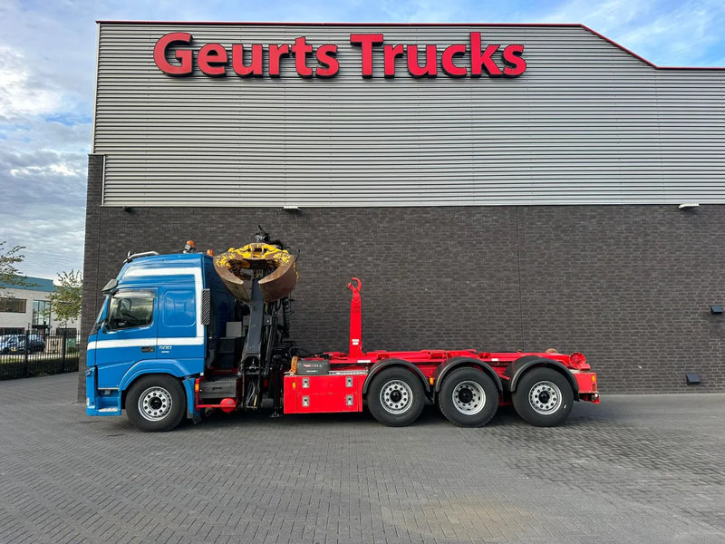 Volvo FM 500 8X2 HIAB MULTILIFT HAAKARMSYSTEM / ABROLLKIPPER / HOOKLIFT MET HIAB LOGLIFT 165Z LAADKRAAN - Lastväxlare lastbil, Kranbil: bild 4 Volvo FM 500 8X2 HIAB MULTILIFT HAAKARMSYSTEM / ABROLLKIPPER / HOOKLIFT MET HIAB LOGLIFT 165Z LAADKRAAN - Lastväxlare lastbil, Kranbil: bild 4