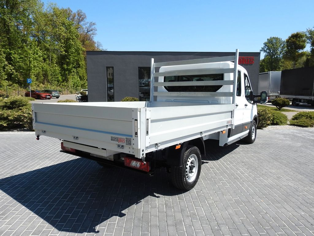 Transportbil med flak, Dubbelhytt transportbil Ford TRANSIT PRITSCHE DOPPELKABINE DOKA 7 SITZE: bild 13