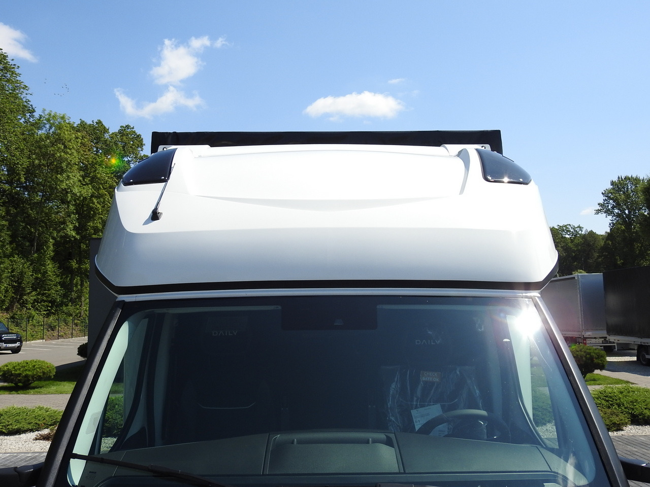 Ny Transportbil med kapell IVECO DAILY 35S18 NEW TARPAULIN 8 PALLETS CRUISE CONTROL NAVIGATION LED LIGHTS AUTOMATIC TRANSMISSION HI-MATIC MANUFACTURERS WARRANTY  180HP: bild 15