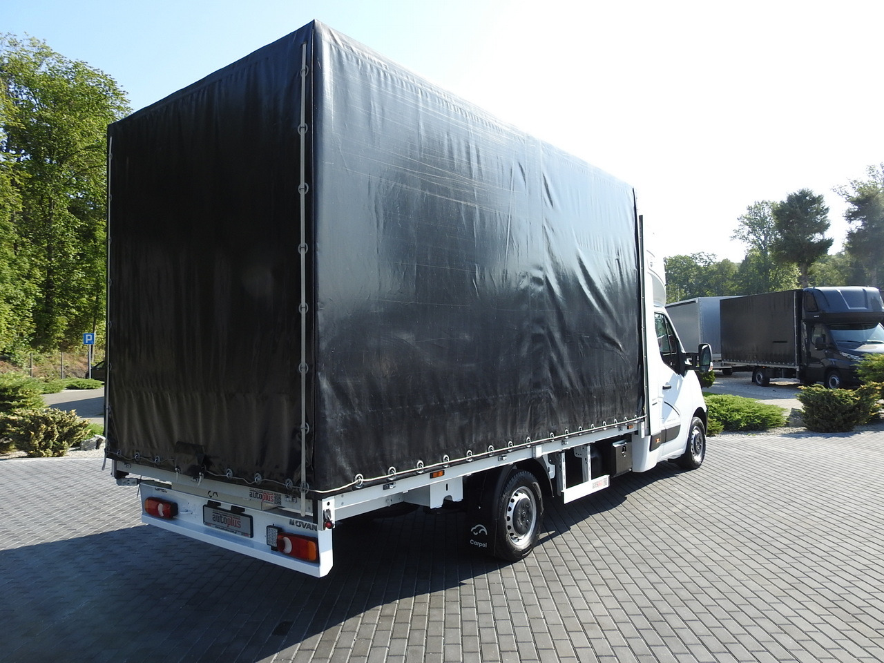 OPEL MOVANO TARPAULIN 8 PALLETS WEBASTO CRUISE CONTROL AIR CONDITIONING LED LIGHTS PNEUMATICS 165HP - Transportbil med kapell: bild 3 OPEL MOVANO TARPAULIN 8 PALLETS WEBASTO CRUISE CONTROL AIR CONDITIONING LED LIGHTS PNEUMATICS 165HP - Transportbil med kapell: bild 3