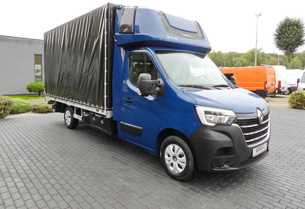 RENAULT MASTER TARPAULIN LIFT 8 PALLETS WEBASTO CRUISE CONTROL LED LIGHTS AIR CONDITIONING 165HP - Transportbil med kapell: bild 4 RENAULT MASTER TARPAULIN LIFT 8 PALLETS WEBASTO CRUISE CONTROL LED LIGHTS AIR CONDITIONING 165HP - Transportbil med kapell: bild 4