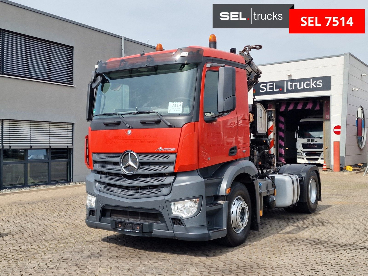 Mercedes-Benz Antos 1843 / Atlas 172.3E-A4 / KRAN - Dragbil: bild 2 Mercedes-Benz Antos 1843 / Atlas 172.3E-A4 / KRAN - Dragbil: bild 2