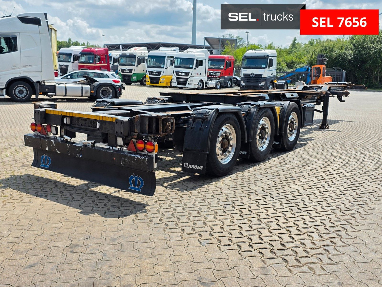 Krone SD / Teleskop / Alu-Felgen / Liftachse - Containerbil/ Växelflak semitrailer: bild 5 Krone SD / Teleskop / Alu-Felgen / Liftachse - Containerbil/ Växelflak semitrailer: bild 5