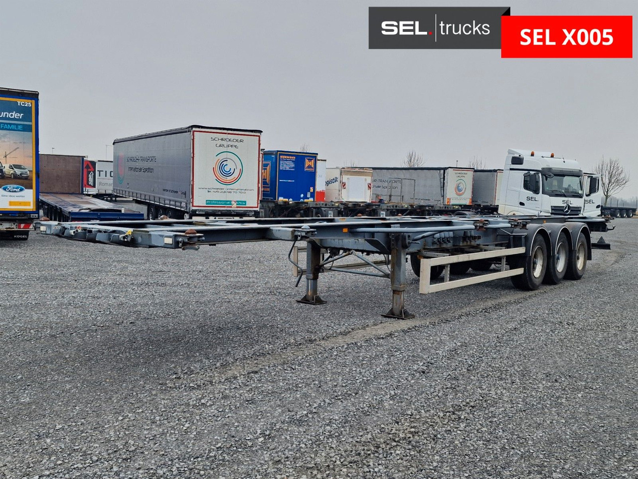Krone SDC 24 Containerchassie - Containerbil/ Växelflak semitrailer: bild 1 Krone SDC 24 Containerchassie - Containerbil/ Växelflak semitrailer: bild 1