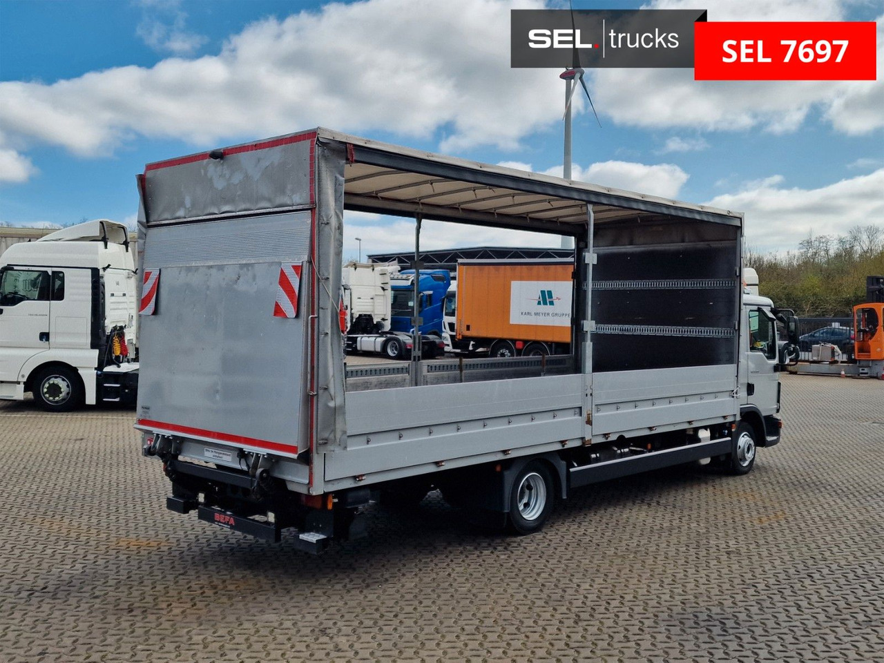 MAN TGL 8.180 4x2 BL / Ladebordwand - Transportbil med kapell: bild 5 MAN TGL 8.180 4x2 BL / Ladebordwand - Transportbil med kapell: bild 5