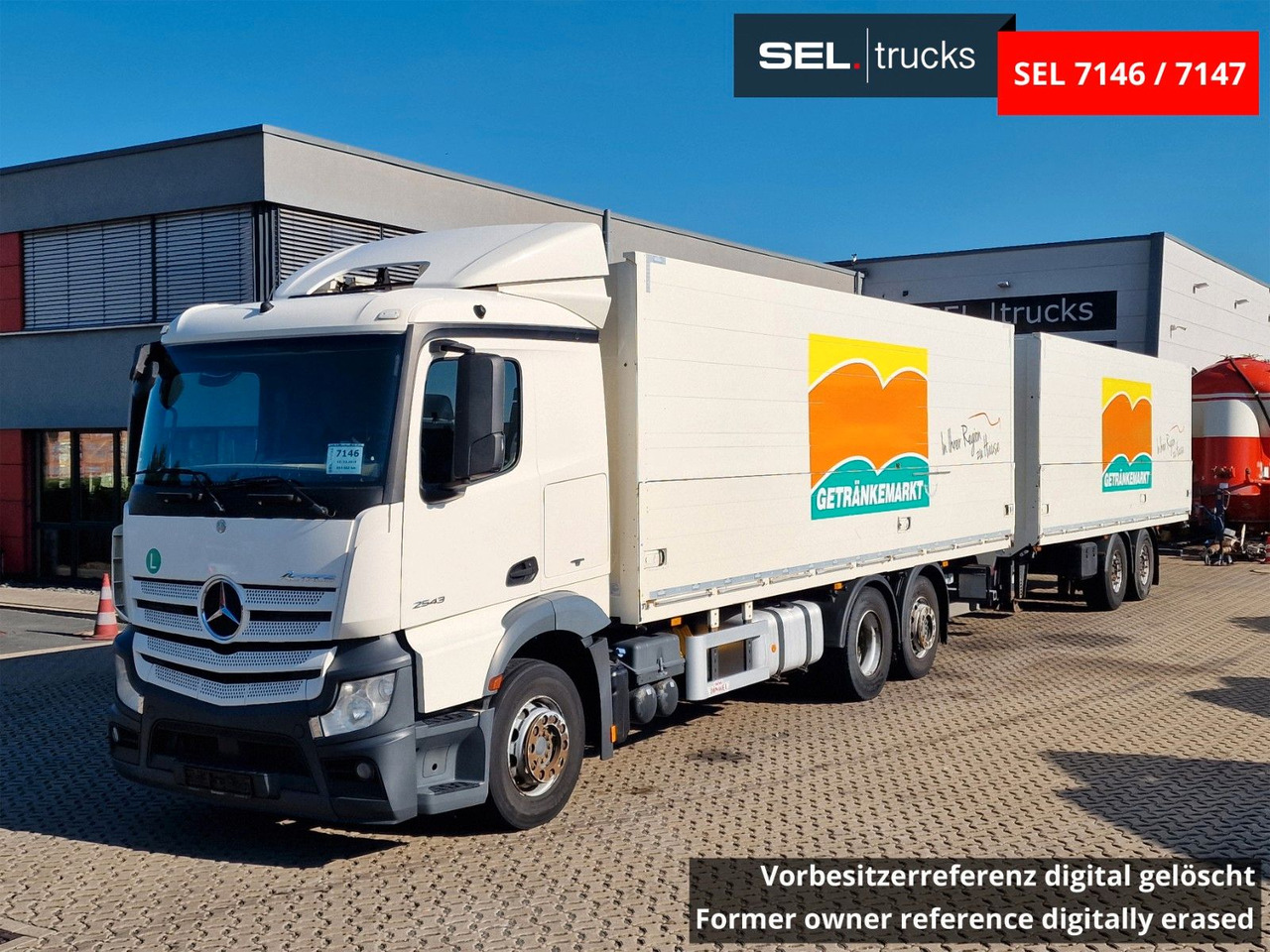 Mercedes-Benz Actros 2543 / Retarder / Lenkachse / Liftachse - Dryckestransport lastbil: bild 1 Mercedes-Benz Actros 2543 / Retarder / Lenkachse / Liftachse - Dryckestransport lastbil: bild 1