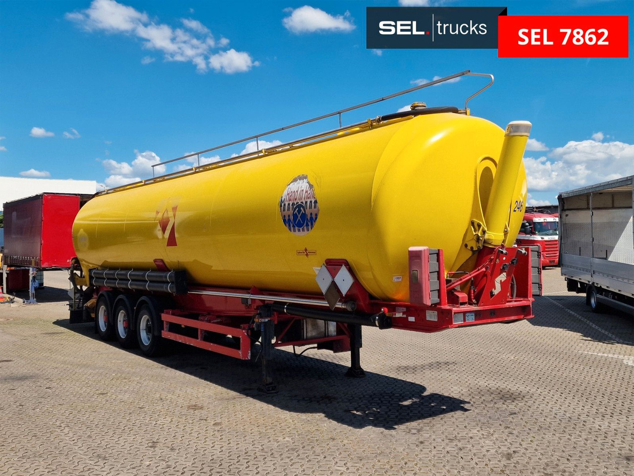 Spitzer SK2766CAL GGVS / Kippsilo / Alu / ADR AT / 66m³ - Bulktrailer: bild 3 Spitzer SK2766CAL GGVS / Kippsilo / Alu / ADR AT / 66m³ - Bulktrailer: bild 3