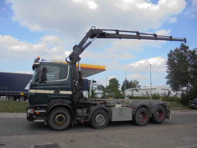 Scania R420 LB 8X2 LIFTAS - Lastbil med kabelsystem, Kranbil: bild 1 Scania R420 LB 8X2 LIFTAS - Lastbil med kabelsystem, Kranbil: bild 1
