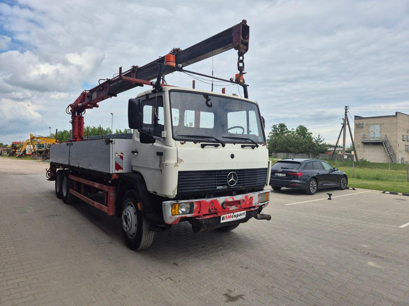 Mercedes-Benz 1320 + HMF 6.5 ton crane - Flakbil, Kranbil: bild 2 Mercedes-Benz 1320 + HMF 6.5 ton crane - Flakbil, Kranbil: bild 2