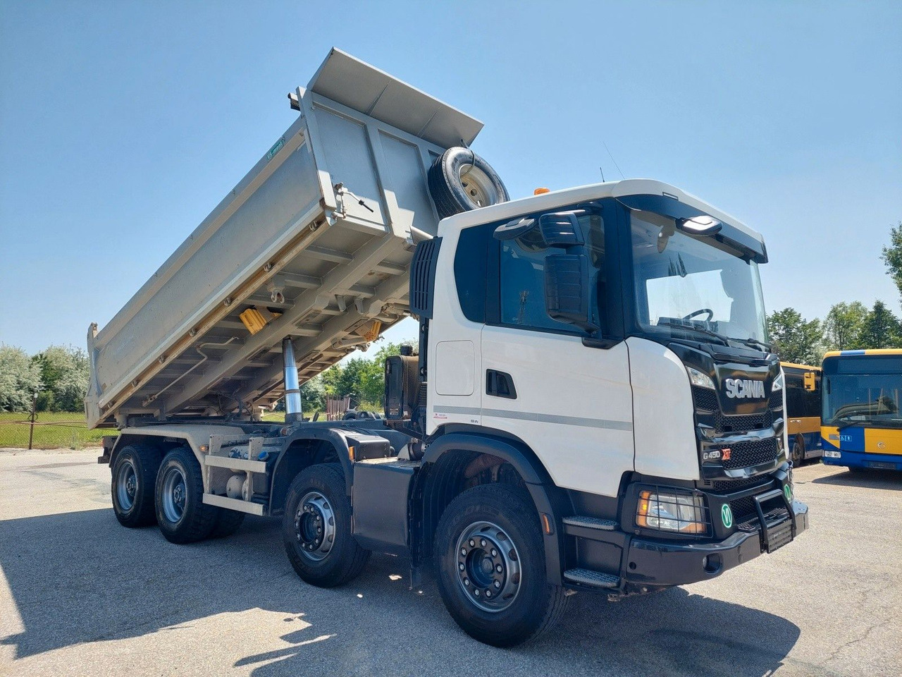 Scania G 450 B8X4HZ 8x4 Bordmatik - Tippbil lastbil: bild 2 Scania G 450 B8X4HZ 8x4 Bordmatik - Tippbil lastbil: bild 2