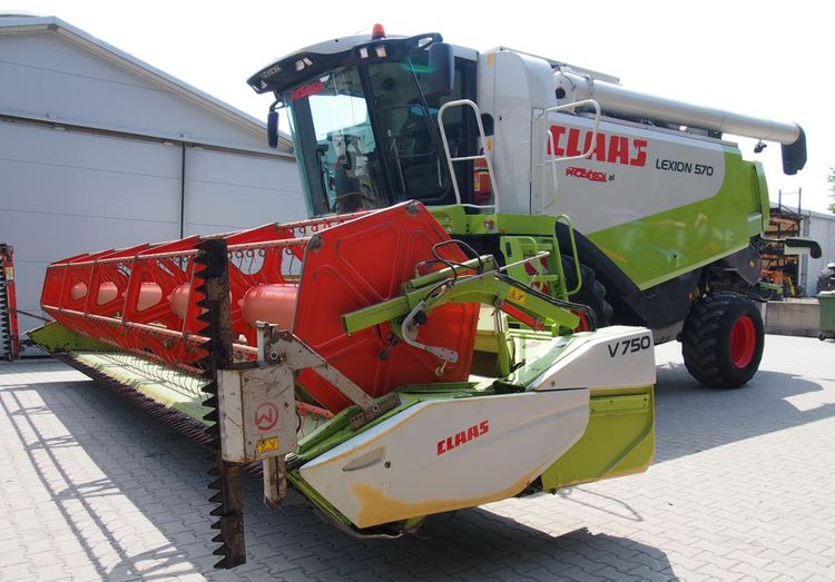 Kombajn zbożawy Claas Lexon 570 Kombajn zbożowy CLAAS LEXION 570+ heder VARIO 7,5m - Skördetröska: bild 2 Kombajn zbożawy Claas Lexon 570 Kombajn zbożowy CLAAS LEXION 570+ heder VARIO 7,5m - Skördetröska: bild 2