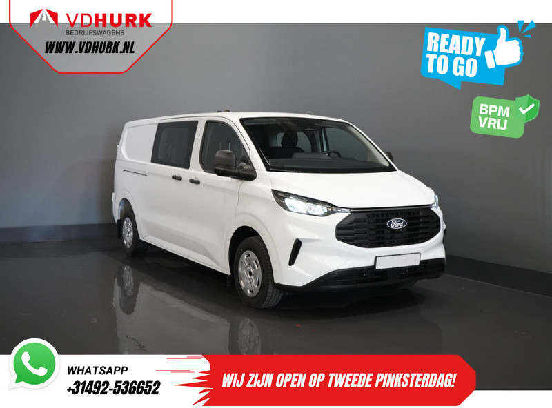 Ford Transit Custom 320 2.0 TDCI 136 pk L2 Trend BPM VRIJ! DC Dubbel Cabine/ 5 jaar/200.000 km Garantie/ Carplay/ Climate/ Camera/ PDC/ Cruise - Små skåpbil, Dubbelhytt transportbil: bild 1 Ford Transit Custom 320 2.0 TDCI 136 pk L2 Trend BPM VRIJ! DC Dubbel Cabine/ 5 jaar/200.000 km Garantie/ Carplay/ Climate/ Camera/ PDC/ Cruise - Små skåpbil, Dubbelhytt transportbil: bild 1