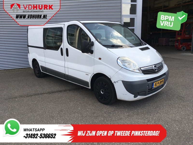 Opel Vivaro 2.0 CDTI 115pk L2 DC Dubbel Cabine/ APK 01-2026/ 6 Pers./ Airco/ Trekhaak - Små skåpbil, Dubbelhytt transportbil: bild 1 Opel Vivaro 2.0 CDTI 115pk L2 DC Dubbel Cabine/ APK 01-2026/ 6 Pers./ Airco/ Trekhaak - Små skåpbil, Dubbelhytt transportbil: bild 1