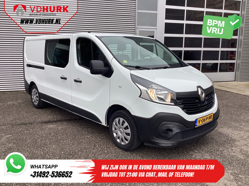 Renault Trafic 1.6 dCi 125 pk L2 DC Dubbel Cabine BPM VRIJ NL Auto/ Camera/ Cruise/ Navi/ Airco/ Trekhaak - Små skåpbil, Dubbelhytt transportbil: bild 1 Renault Trafic 1.6 dCi 125 pk L2 DC Dubbel Cabine BPM VRIJ NL Auto/ Camera/ Cruise/ Navi/ Airco/ Trekhaak - Små skåpbil, Dubbelhytt transportbil: bild 1