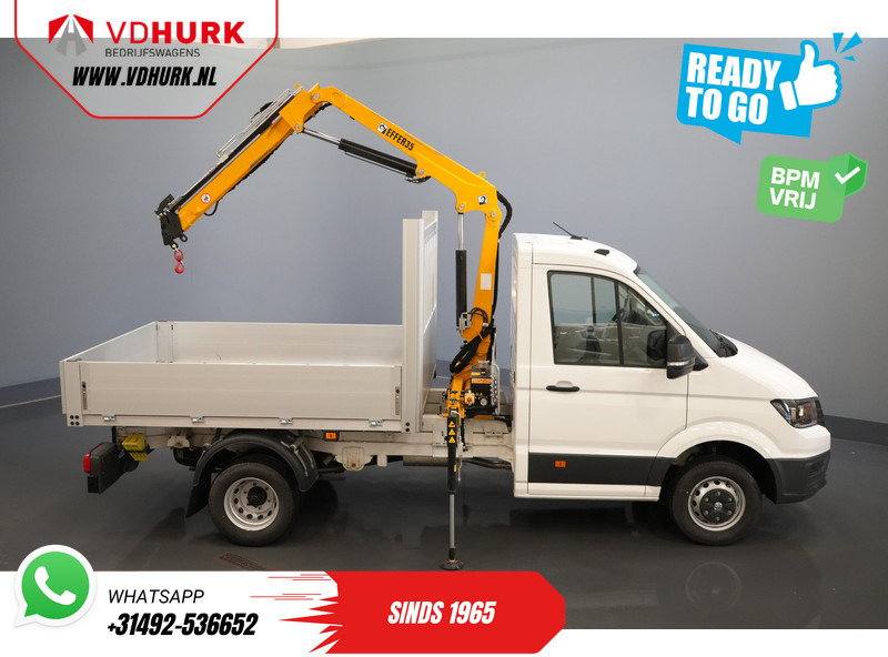 Volkswagen Crafter 50 165 pk Effer 352S Kraan/ Crane/ Kran/ Autokran/ PTO/ Open laadbak/ Dubbel Lucht - Transportbil med flak: bild 4 Volkswagen Crafter 50 165 pk Effer 352S Kraan/ Crane/ Kran/ Autokran/ PTO/ Open laadbak/ Dubbel Lucht - Transportbil med flak: bild 4