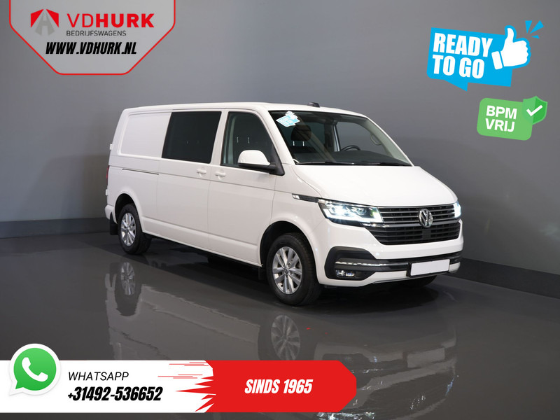 Volkswagen Transporter 2.0 TDI 150 pk Aut. L2 DC Dubbel Cabine BPM VRIJ! Ready2Go 2xSchuifdeur/ Adapt Cruise/ LED/ Standkachel/ Stoelverw./ Carplay/ Ca - Små skåpbil, Dubbelhytt transportbil: bild 1 Volkswagen Transporter 2.0 TDI 150 pk Aut. L2 DC Dubbel Cabine BPM VRIJ! Ready2Go 2xSchuifdeur/ Adapt Cruise/ LED/ Standkachel/ Stoelverw./ Carplay/ Ca - Små skåpbil, Dubbelhytt transportbil: bild 1