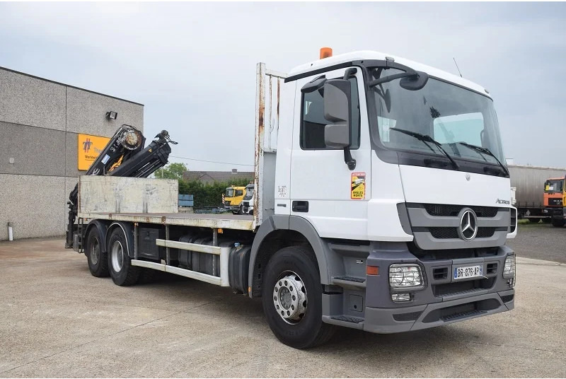 Mercedes-Benz Actros 2641 - Flakbil, Kranbil: bild 4 Mercedes-Benz Actros 2641 - Flakbil, Kranbil: bild 4