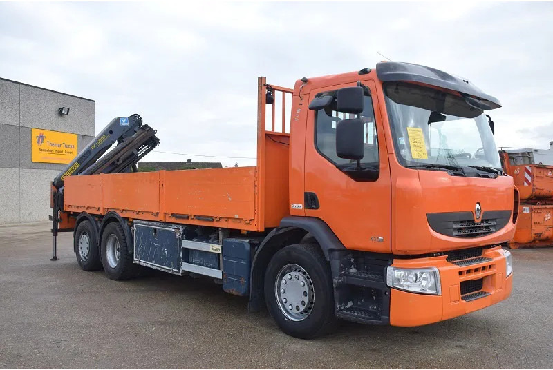 Renault Premium 410 - Flakbil, Kranbil: bild 4 Renault Premium 410 - Flakbil, Kranbil: bild 4