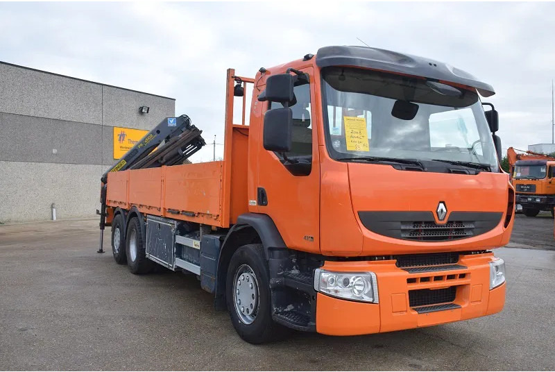 Renault Premium 410 - Flakbil, Kranbil: bild 5 Renault Premium 410 - Flakbil, Kranbil: bild 5