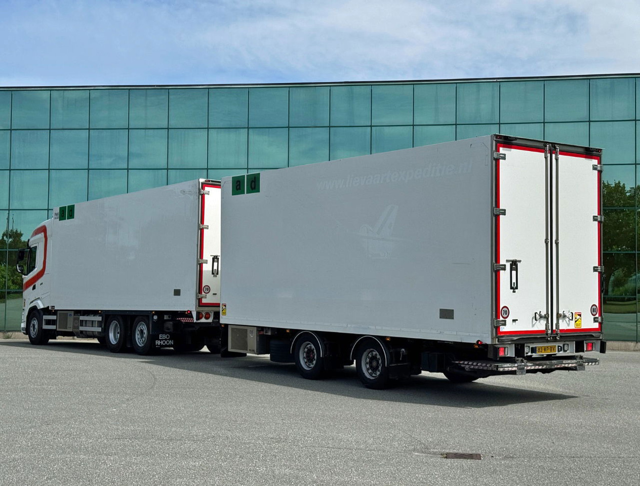 DAF XG 480 FAR Frigo Combi 50 CC 2x Lift Carrier TRS Iceland TOP Condition NL Combi - Kylbil lastbil: bild 3 DAF XG 480 FAR Frigo Combi 50 CC 2x Lift Carrier TRS Iceland TOP Condition NL Combi - Kylbil lastbil: bild 3