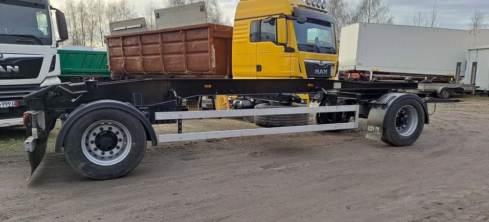 Huffermann Przyczepa na wózku HAR 1870 do hakowca - Lastväxlarsläp/ Liftdumpersläp: bild 1 Huffermann Przyczepa na wózku HAR 1870 do hakowca - Lastväxlarsläp/ Liftdumpersläp: bild 1
