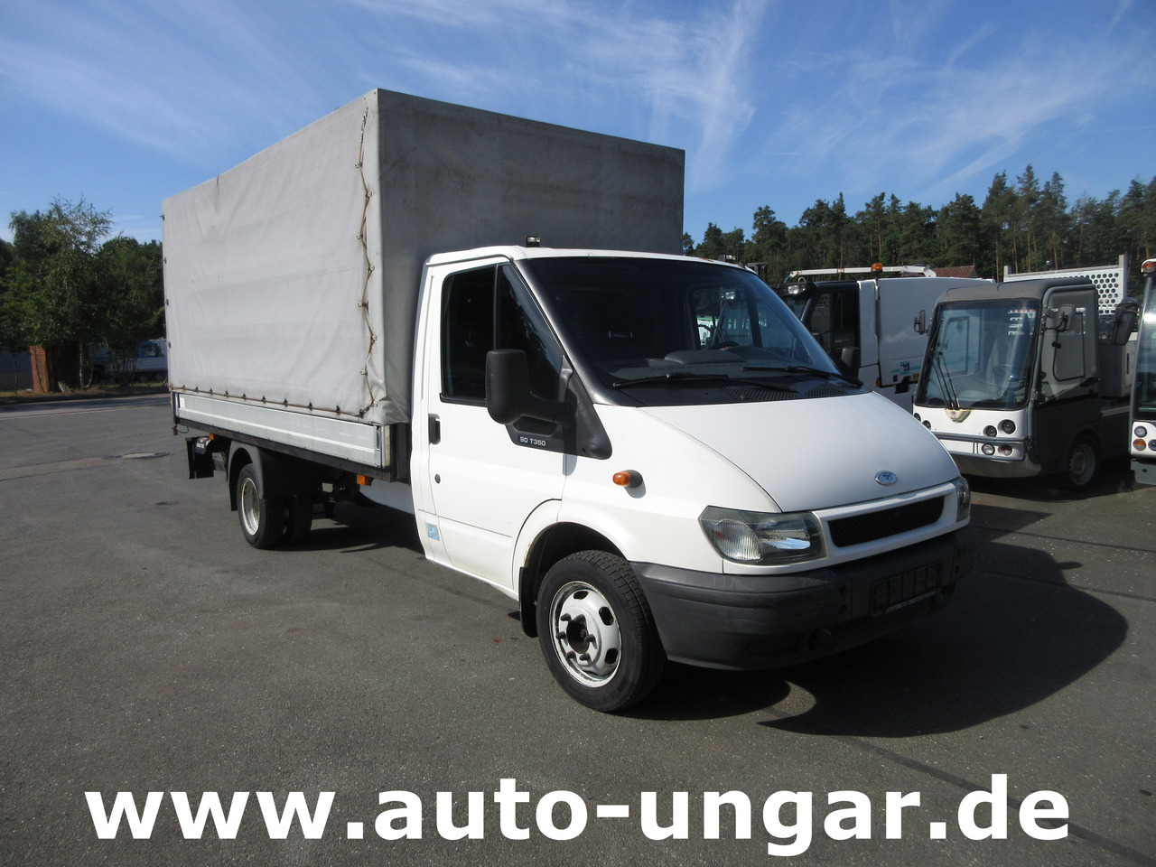 Ford Transit 90T350 Tourneo 3.500kg Pritsche & Plane Dautel LBW AHK - Transportbil med kapell: bild 2 Ford Transit 90T350 Tourneo 3.500kg Pritsche & Plane Dautel LBW AHK - Transportbil med kapell: bild 2