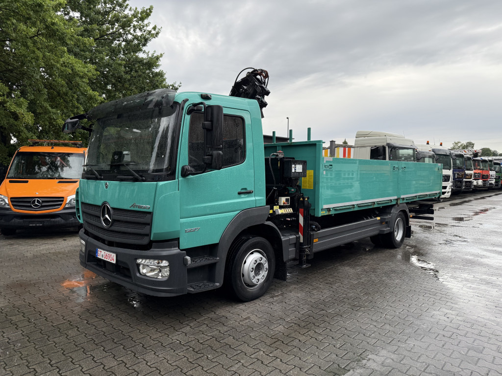 Mercedes-Benz Atego 1227 Kran MKG 96 - Flakbil, Kranbil: bild 1 Mercedes-Benz Atego 1227 Kran MKG 96 - Flakbil, Kranbil: bild 1