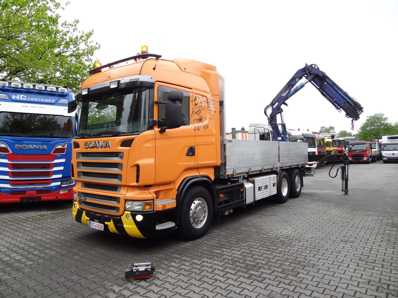 Scania R480 6X2*4 Kran Atlas 240 bis 20 Meter - Flakbil, Kranbil: bild 1 Scania R480 6X2*4 Kran Atlas 240 bis 20 Meter - Flakbil, Kranbil: bild 1