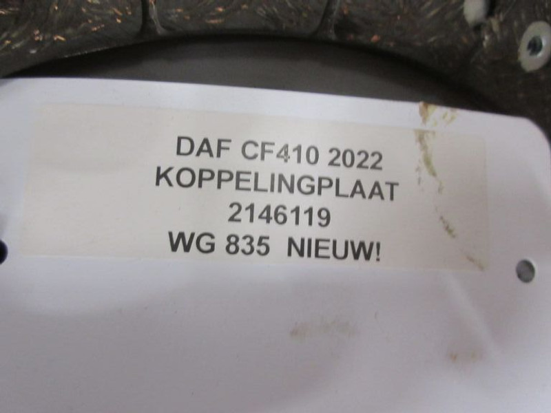 DAF CF 410 KOPPELINGSPLAAT 2146199 NIEUW EURO 6 - Koppling och reservdelar för Lastbil: bild 3 DAF CF 410 KOPPELINGSPLAAT 2146199 NIEUW EURO 6 - Koppling och reservdelar för Lastbil: bild 3