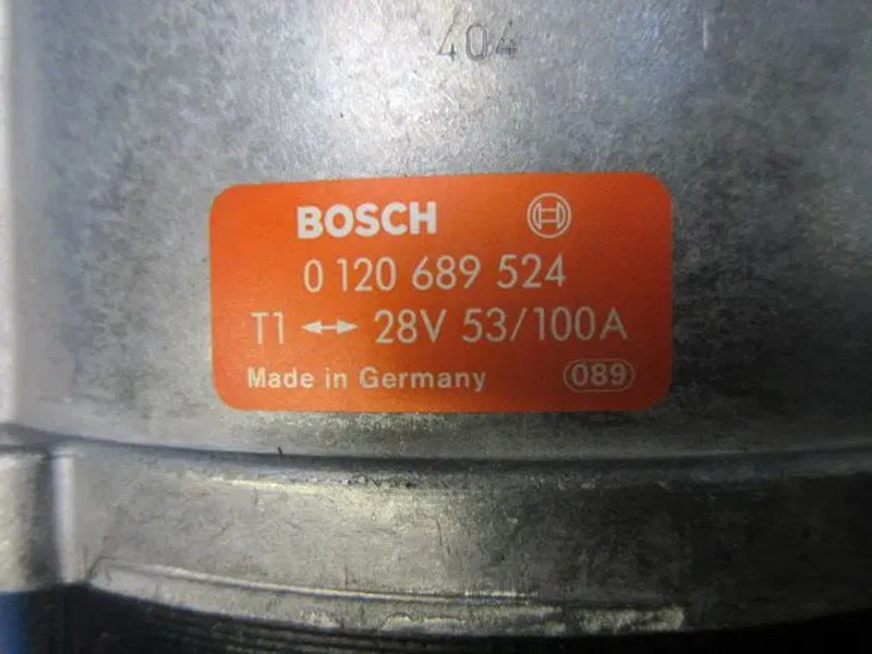 Iveco BOSCH PART NR. 0 120 689 524 T1-28V 53/100A NIEUWE !!! - Generator för Lastbil: bild 4 Iveco BOSCH PART NR. 0 120 689 524 T1-28V 53/100A NIEUWE !!! - Generator för Lastbil: bild 4