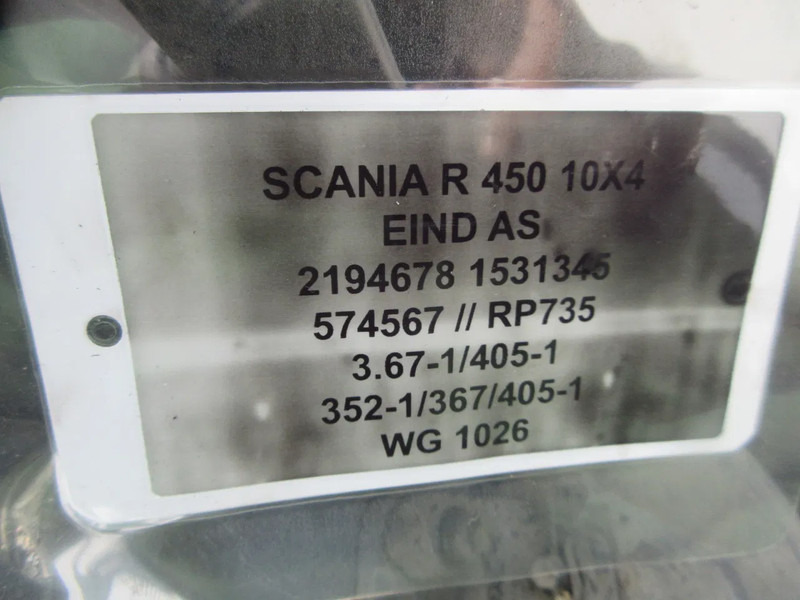 Scania 2194677 // 1531348 // 2194678 // 1531345 TANDEM SET SCANIA R 450 EURO 6 - Bakaxel för Lastbil: bild 5 Scania 2194677 // 1531348 // 2194678 // 1531345 TANDEM SET SCANIA R 450 EURO 6 - Bakaxel för Lastbil: bild 5