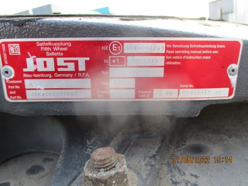 Jost JSK 40 //D 152 JSK 40 //D 152 DAF XF CF EURO 6 - Vändskivekoppling för Lastbil: bild 5 Jost JSK 40 //D 152 JSK 40 //D 152 DAF XF CF EURO 6 - Vändskivekoppling för Lastbil: bild 5
